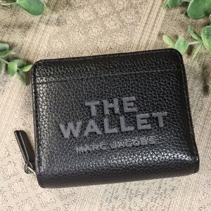 Marc Jacobs The Wallet Bifold In Black & Gray